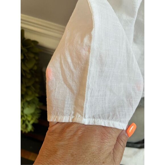 Mud Pie Foster White Off the Shoulder Too sz S NWT - Picture 6 of 9